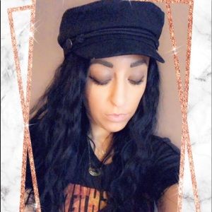 NWT H&M Newsboy Black Cap (Fedora), Size M